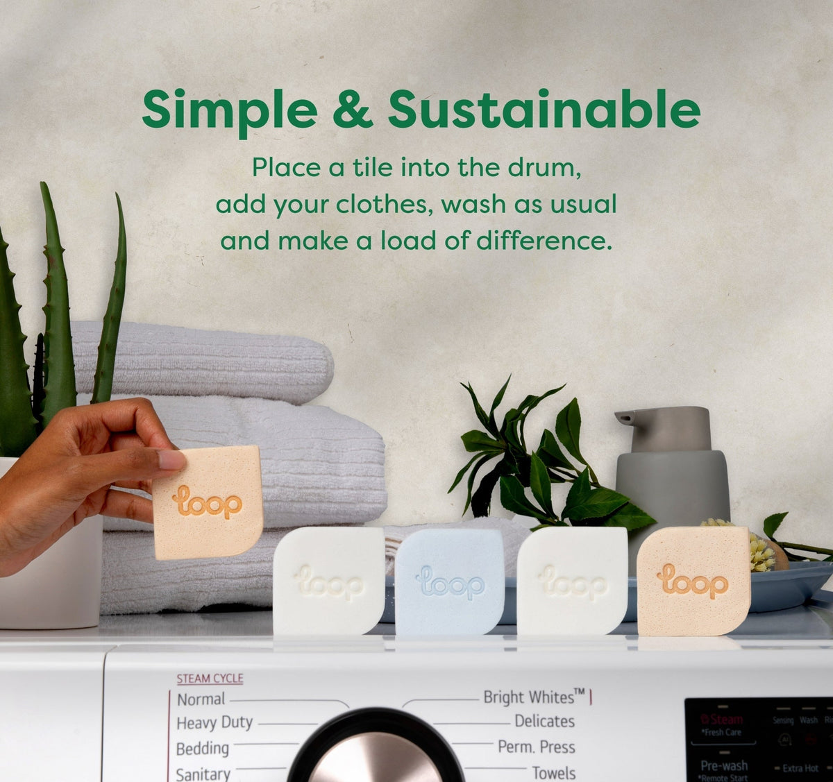 Loop Detergent Tile – Fresh Linen